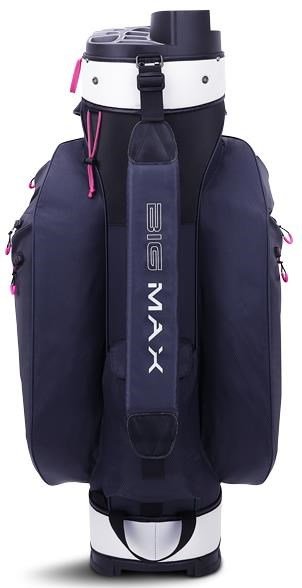 Big Max Dri Lite Silencio 2 Organizer cart bag, steel blue/argento/fuchsia
