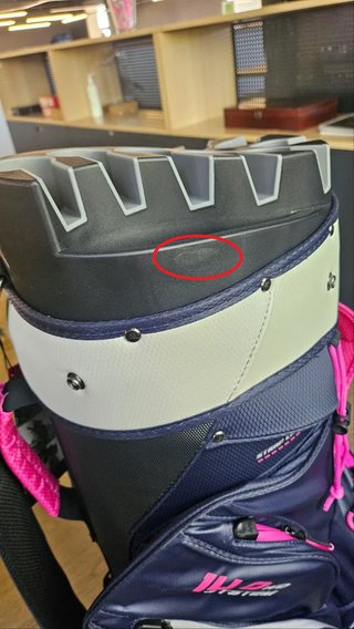 Big Max Dri Lite Silencio 2 Organizer cart bag, steel blue/argento/fuchsia