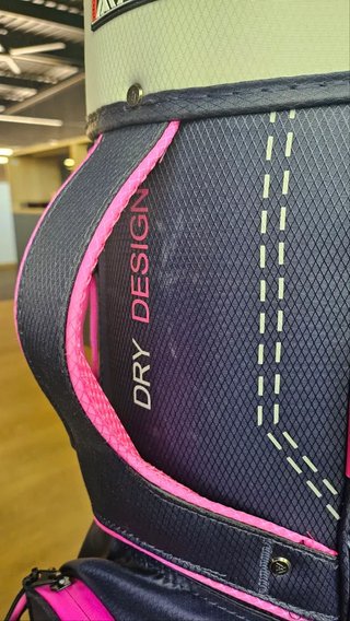 Big Max Dri Lite Silencio 2 Organizer cart bag, steel blue/argento/fuchsia
