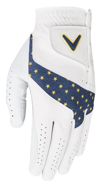Callaway Fusion Ryder Cup Europe guanto da golf uomo, bianco