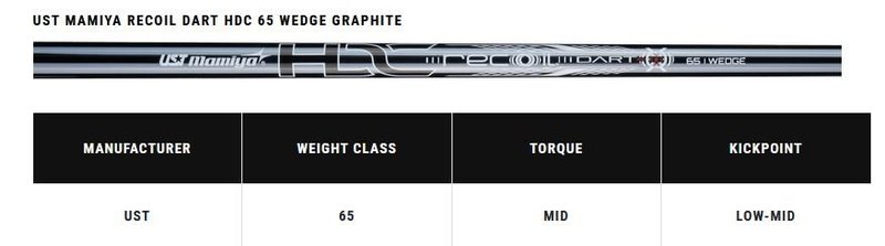 Callaway Opus SP Chrome wedge, grafite