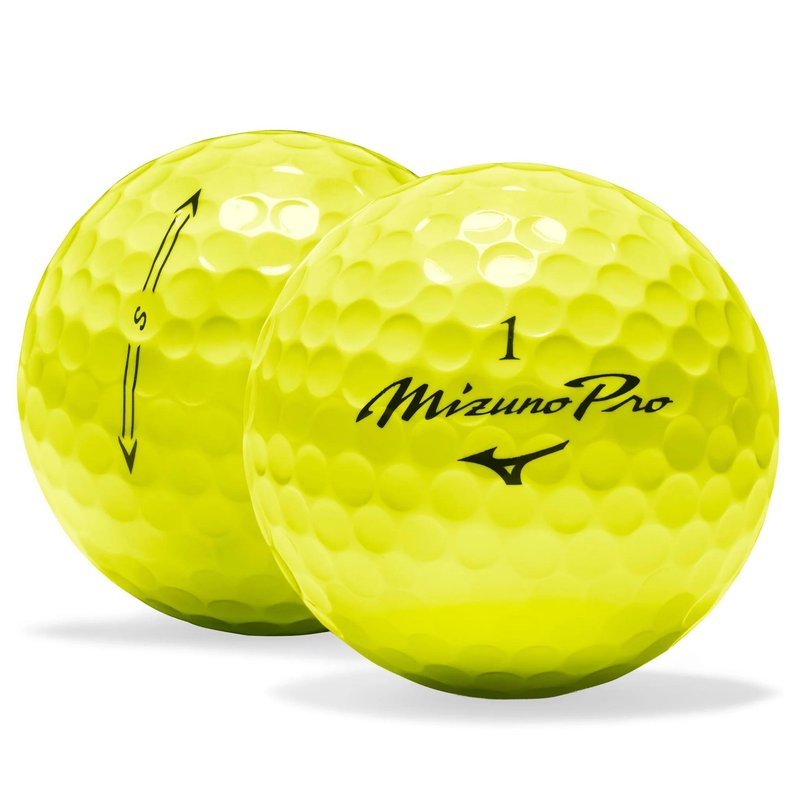 Mizuno Pro S palline da golf, gialle