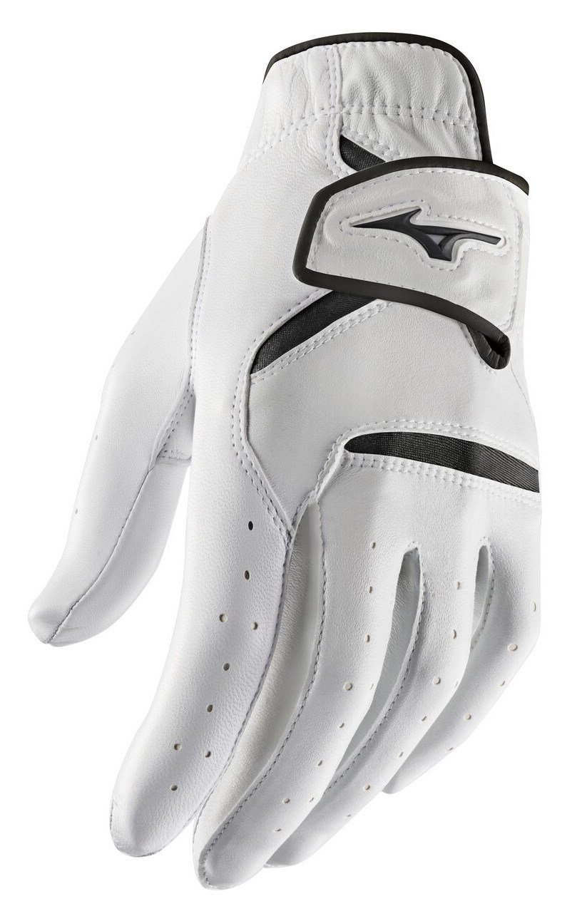 Mizuno JPX guanto da golf uomo, bianco