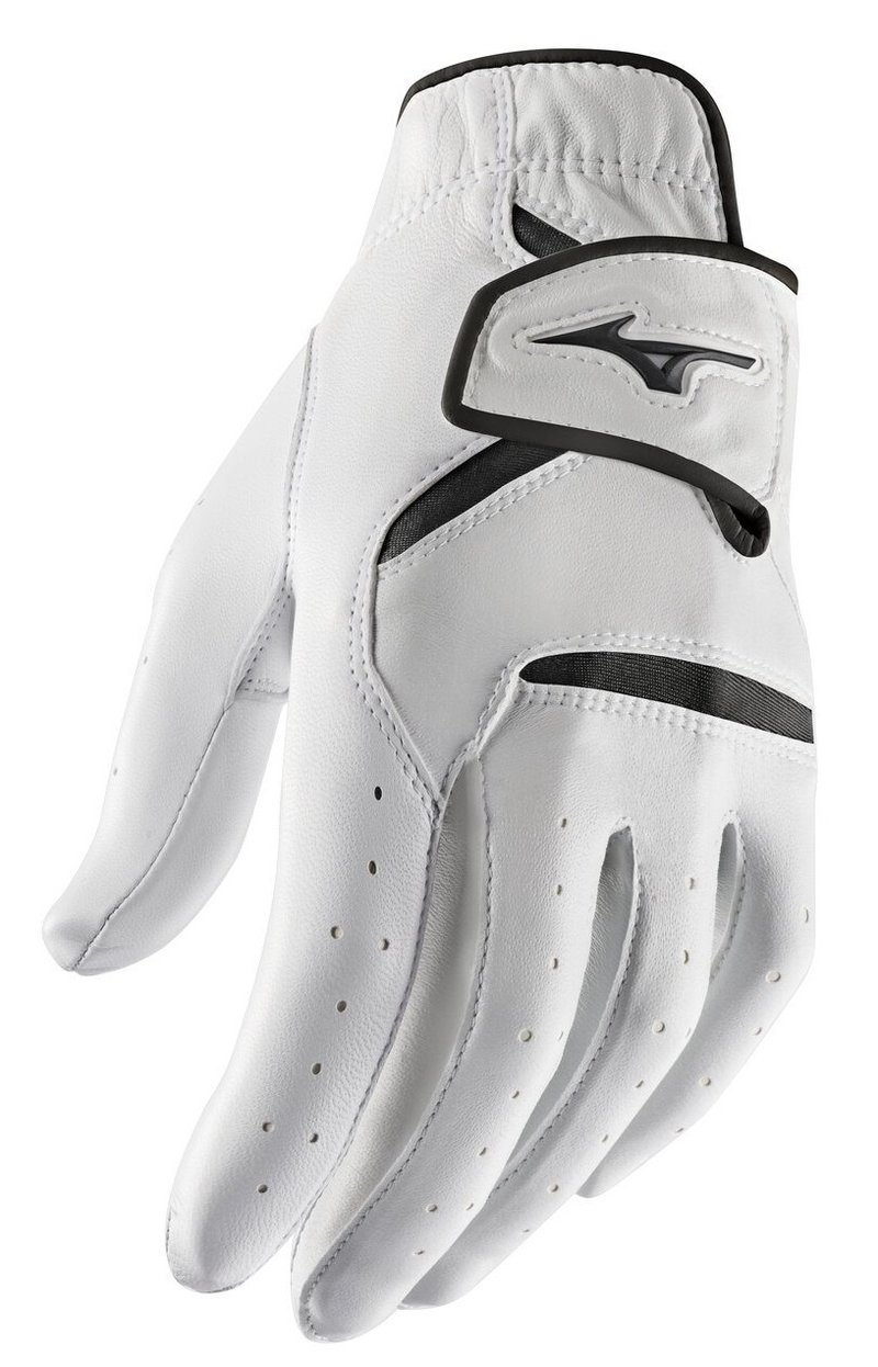 Mizuno JPX guanto da golf uomo, bianco
