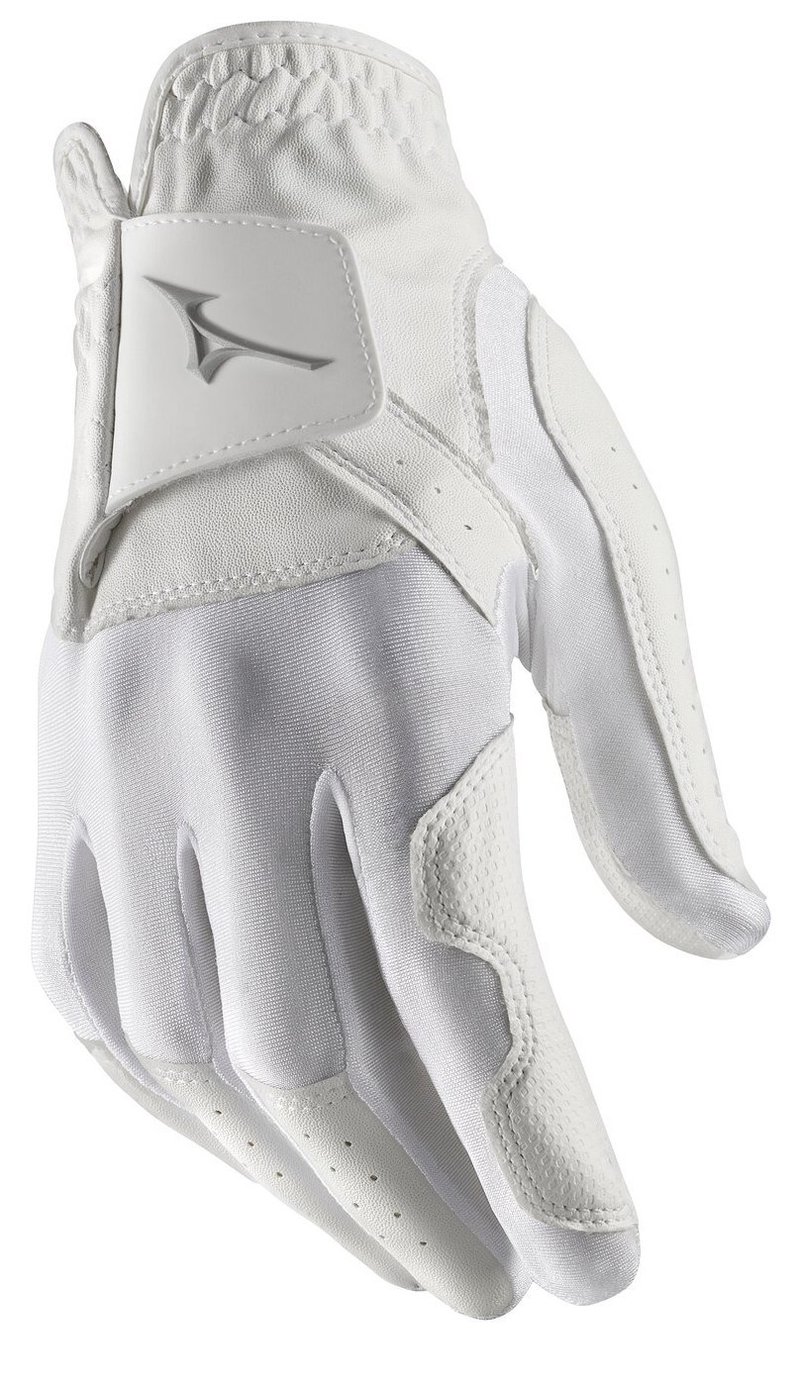 Mizuno Stretch guanto da golf donna, bianco