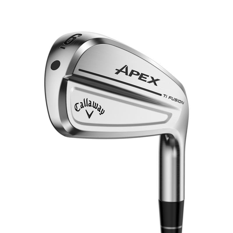 Callaway Apex Ti Fusion 250 Plated ferri da uomo, grafite