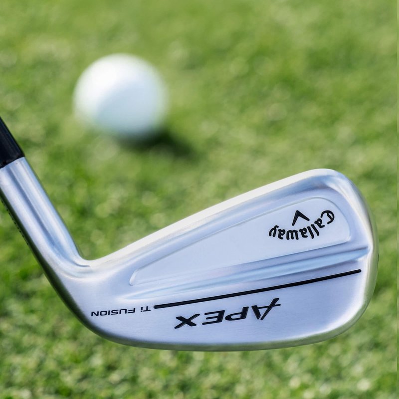 Callaway Apex Ti Fusion 250 Plated ferri da uomo, grafite