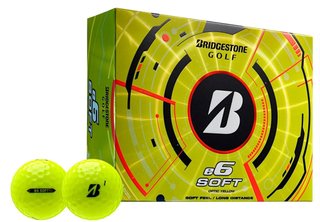 Bridgestone e6 Soft palline da golf 2025, gialle