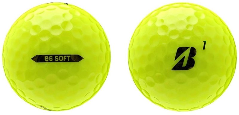 Bridgestone e6 Soft palline da golf 2025, gialle