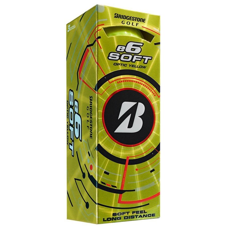 Bridgestone e6 Soft palline da golf 2025, gialle