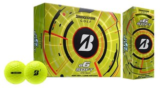 Bridgestone e6 Soft palline da golf 2025, gialle