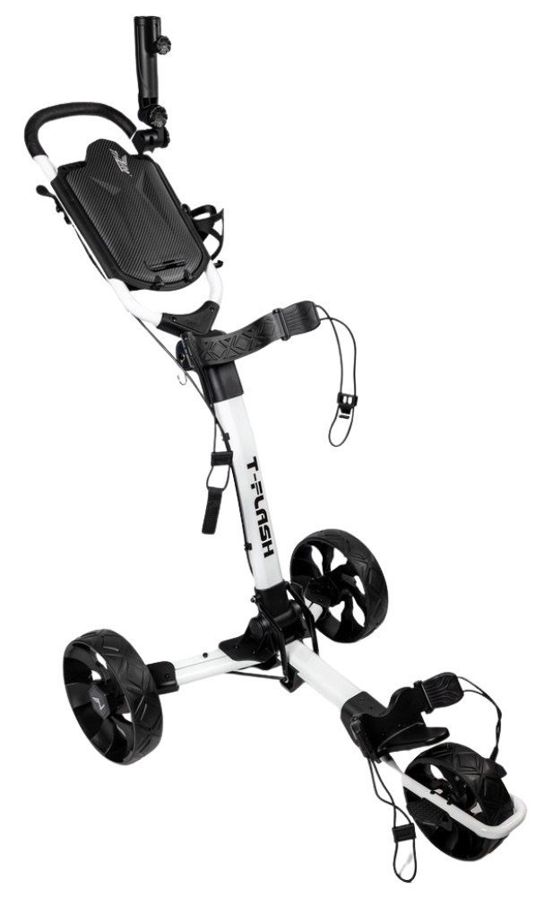 Axglo TriLite T-Flash carbon decor carrello manuale, bianco/nero