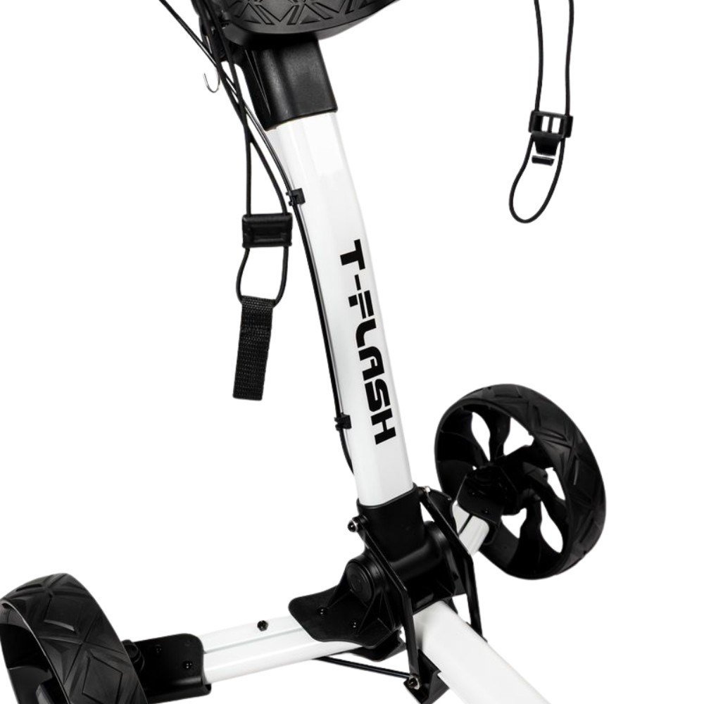 Axglo TriLite T-Flash carbon decor carrello manuale, bianco/nero