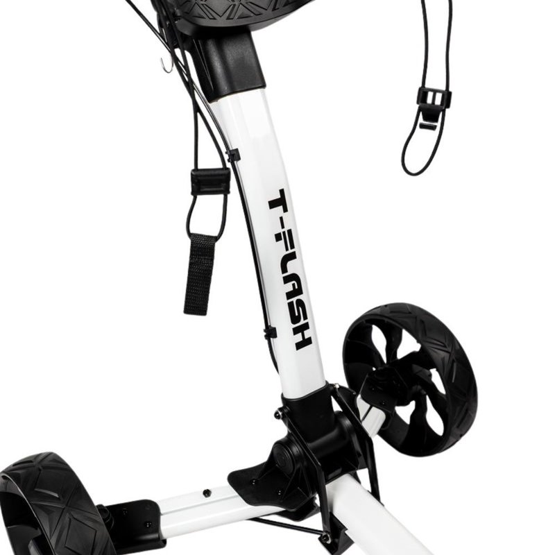 Axglo TriLite T-Flash carbon decor carrello manuale, bianco/nero