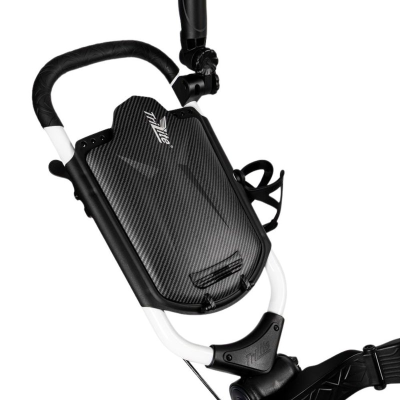 Axglo TriLite T-Flash carbon decor carrello manuale, bianco/nero