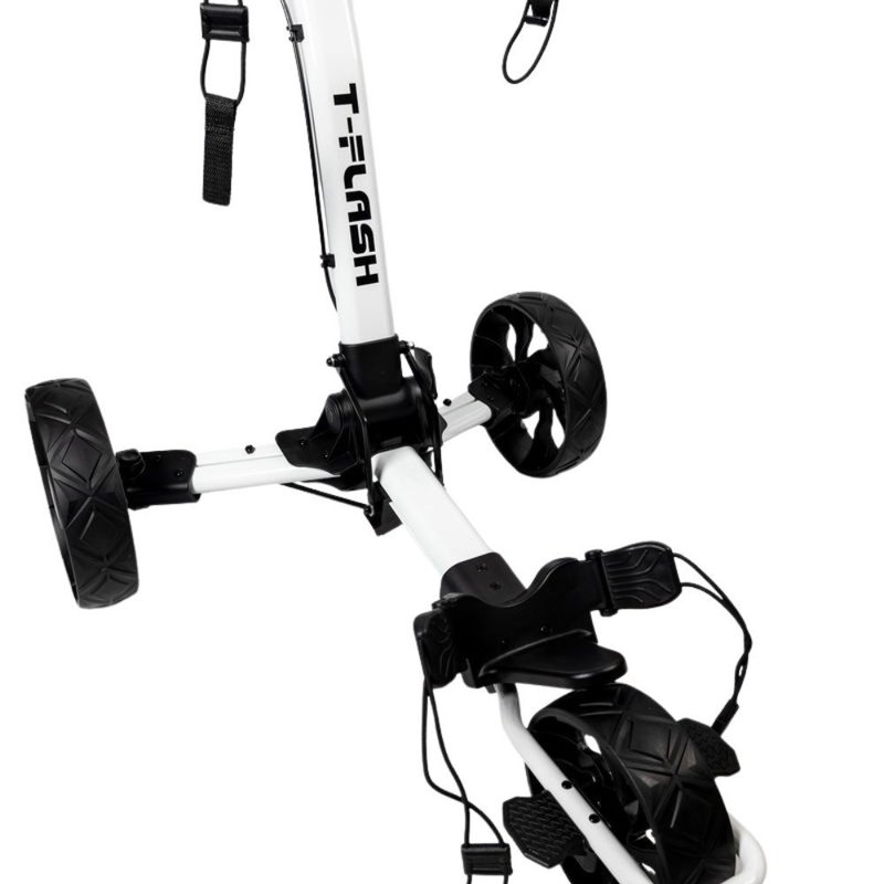 Axglo TriLite T-Flash carbon decor carrello manuale, bianco/nero