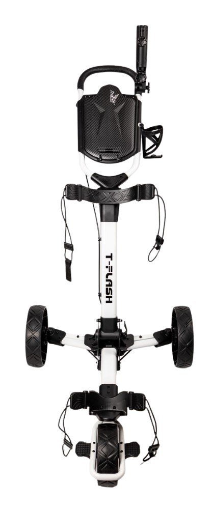 Axglo TriLite T-Flash carbon decor carrello manuale, bianco/nero