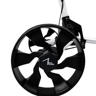 Axglo TriLite T-Flash carbon decor carrello manuale, bianco/nero