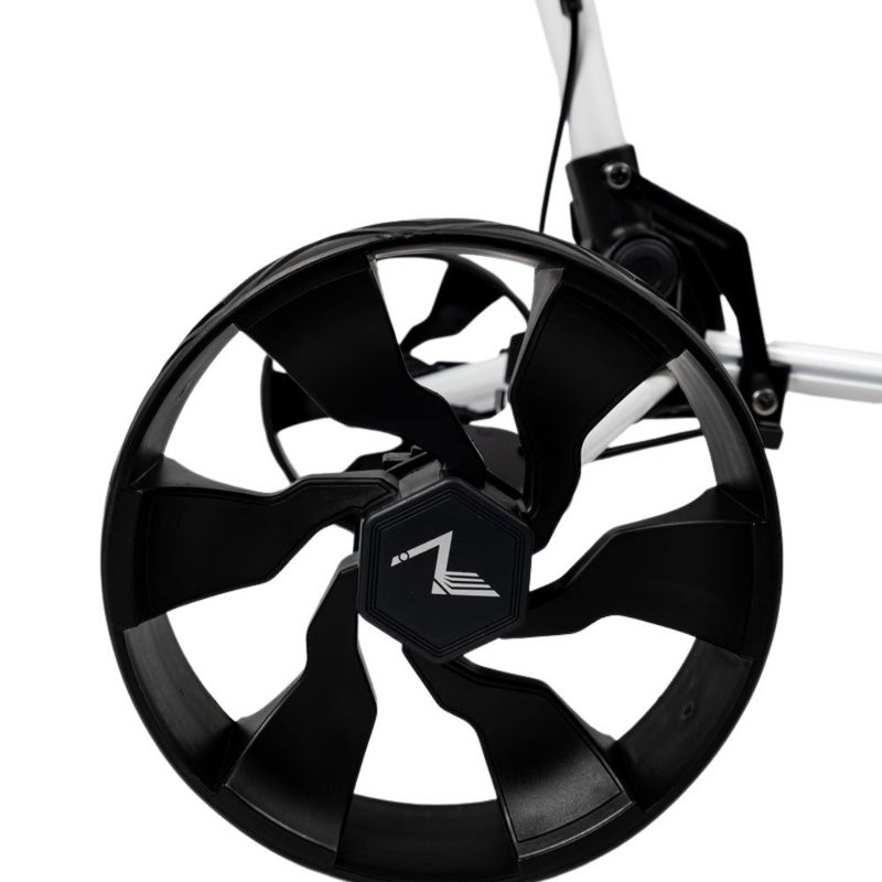 Axglo TriLite T-Flash carbon decor carrello manuale, bianco/nero