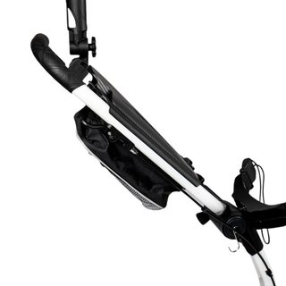 Axglo TriLite T-Flash carbon decor carrello manuale, bianco/nero
