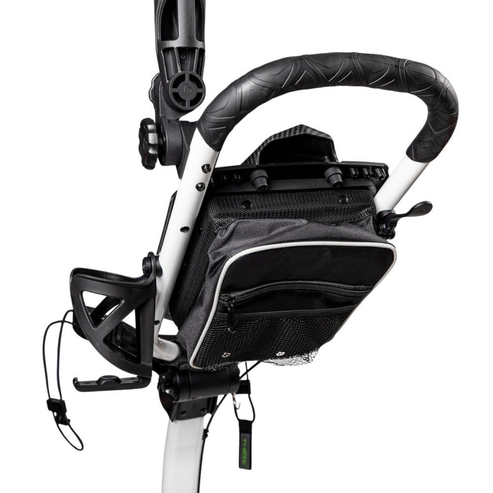 Axglo TriLite T-Flash carbon decor carrello manuale, bianco/nero