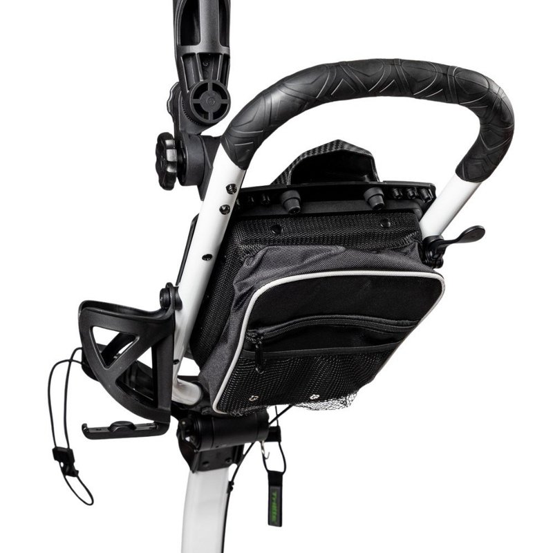 Axglo TriLite T-Flash carbon decor carrello manuale, bianco/nero