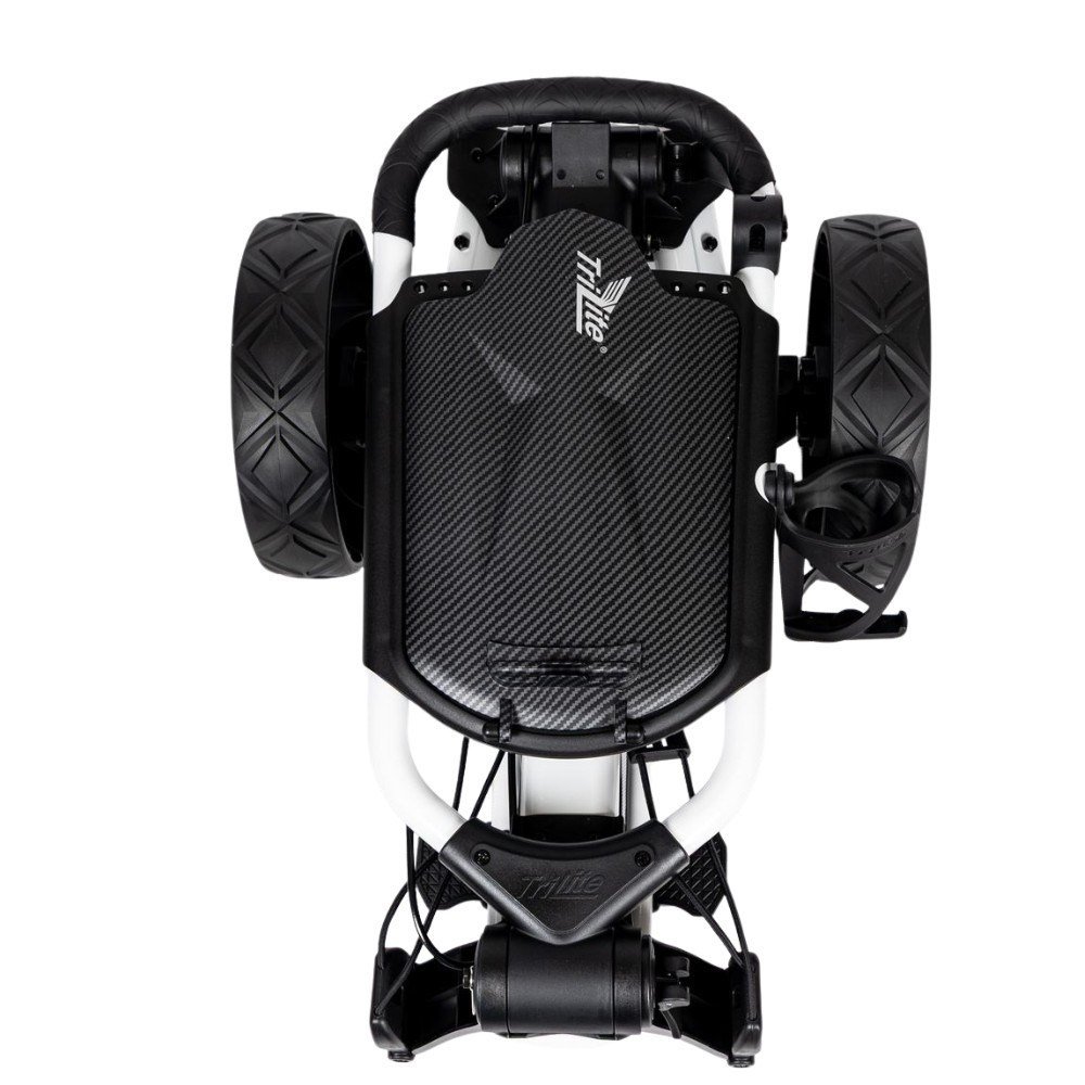 Axglo TriLite T-Flash carbon decor carrello manuale, bianco/nero