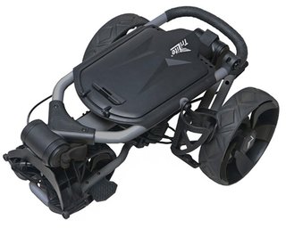Axglo TriLite T-Flash carrello manuale da golf, grigio/nero