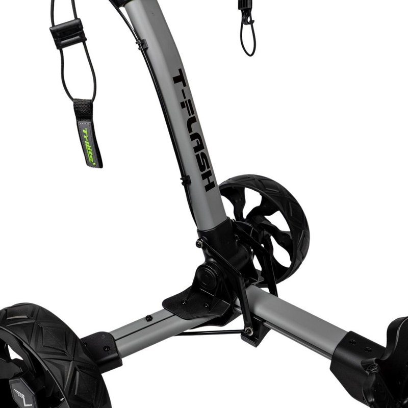 Axglo TriLite T-Flash carrello manuale da golf, grigio/nero