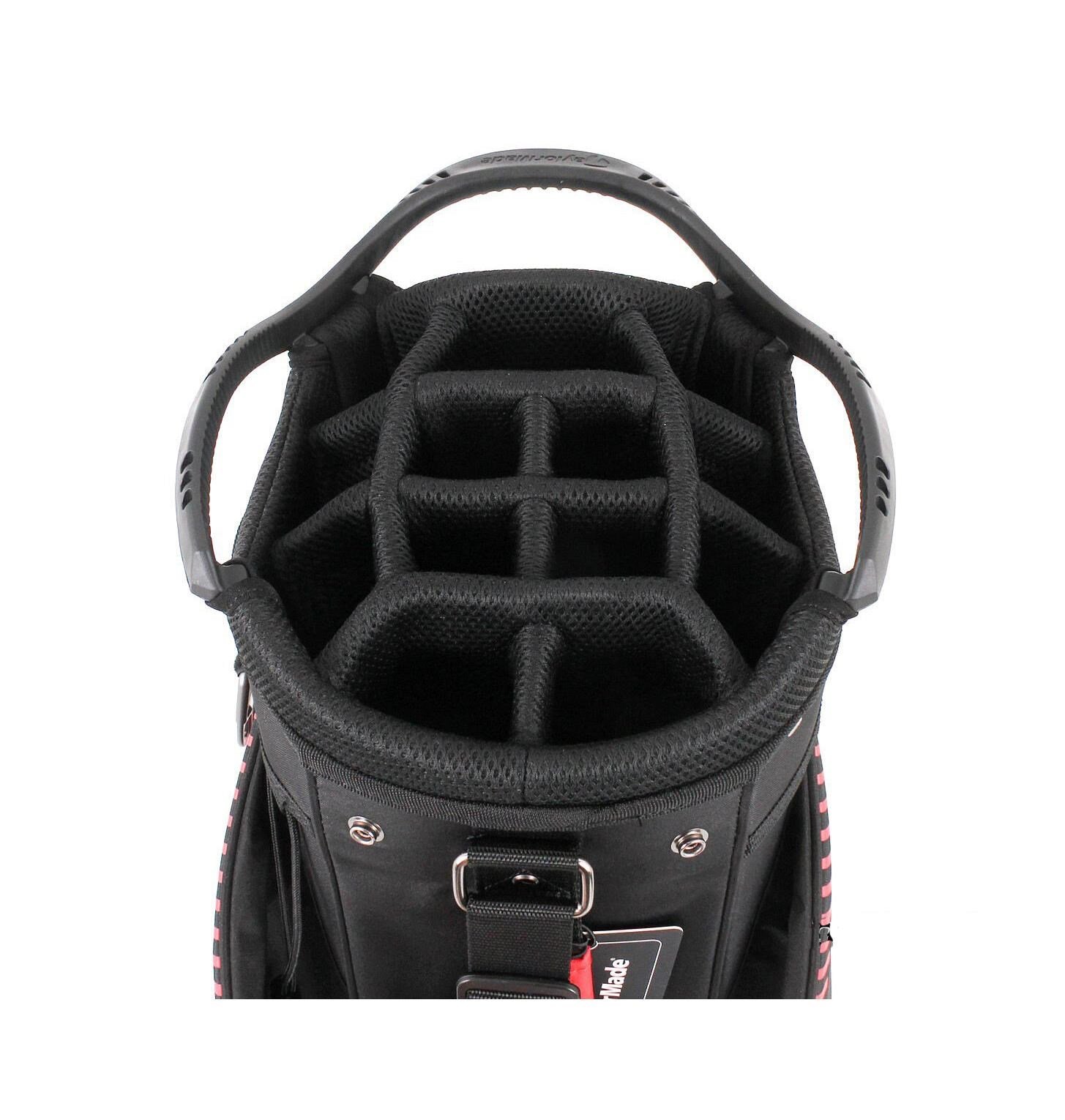 TaylorMade RBZ 2.0 cart bag, nero/rosso