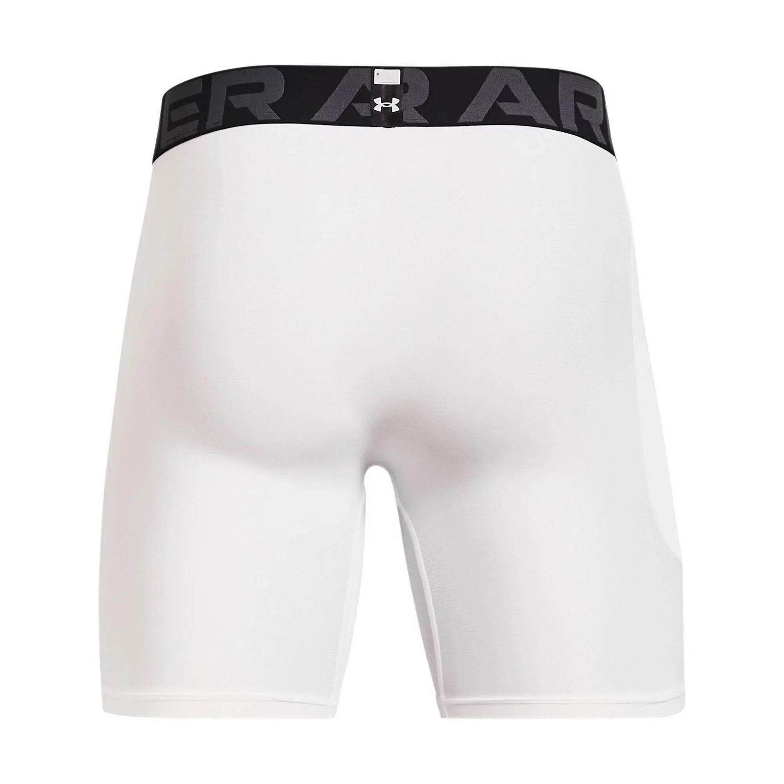 Under Armour HeatGear Shorts boxer da uomo in compressione, bianco