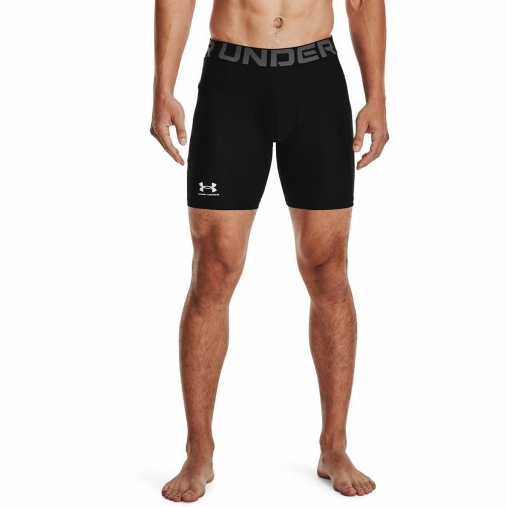 Under Armour HeatGear Shorts boxer da uomo in compressione, nero