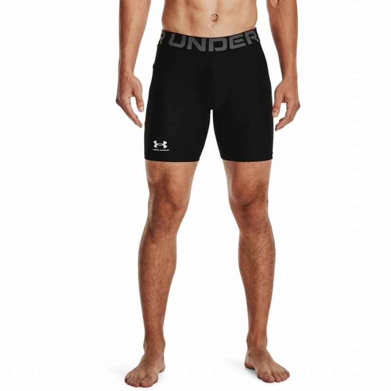 Under Armour HeatGear Shorts boxer da uomo in compressione, nero