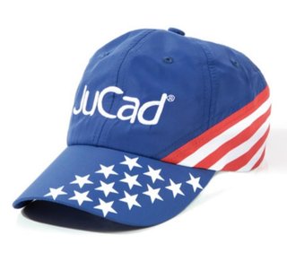 JuCad Soft cap USA (stars & stripes design) cappellino, multicolore