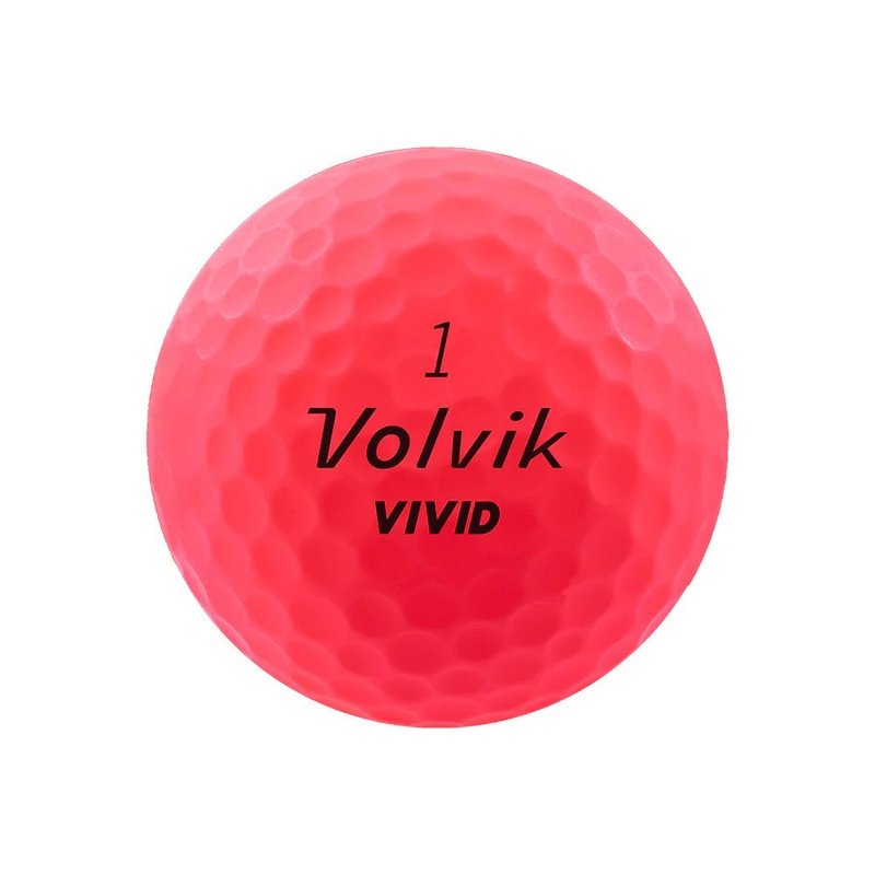 Volvik VIVID palline da golf, rosa