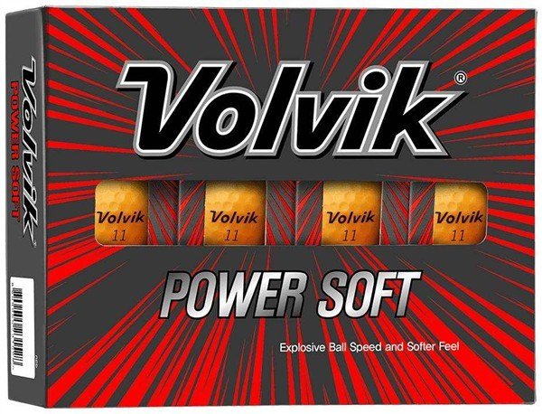 Volvik POWER Soft palline da golf, arancioni