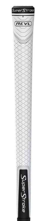 Superstroke REVL Player Club grip, bianco/nero, undersize