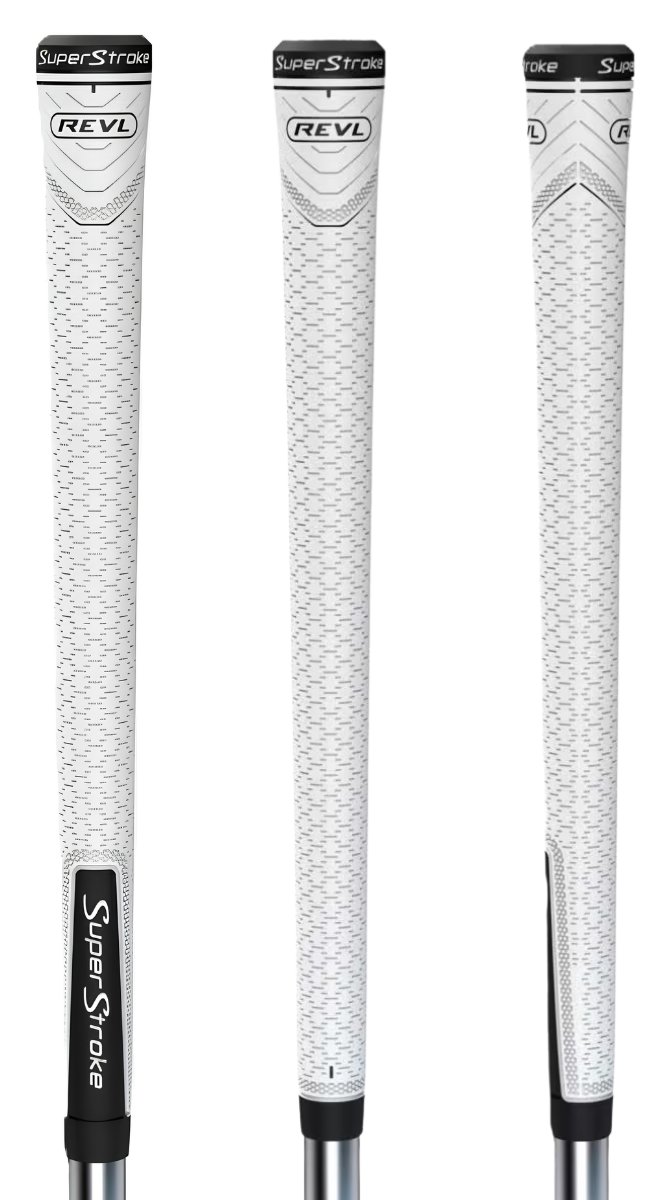 Super Stroke Superstroke REVL Player Club grip, bianco/nero, STANDARD