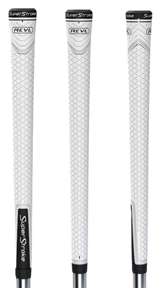 Super Stroke Superstroke REVL Player Club grip, bianco/nero, STANDARD