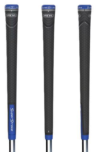 Super Stroke Superstroke REVL Player Club grip, grigio/blu, STANDARD