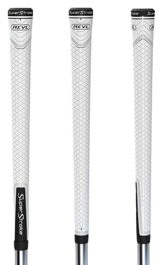 Super Stroke Superstroke REVL Player Club grip, bianco/nero, MIDSIZE
