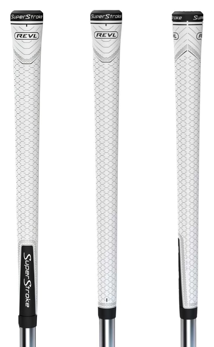 Super Stroke Superstroke REVL Player Club grip, bianco/nero, MIDSIZE