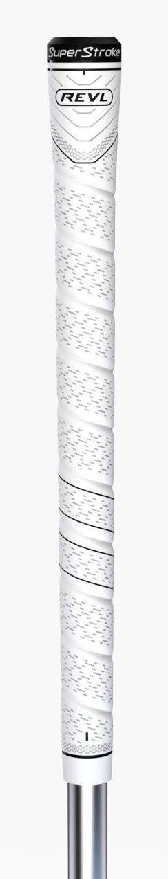 Super Stroke Superstroke REVL Comfort Club grip, STANDARD, bianco