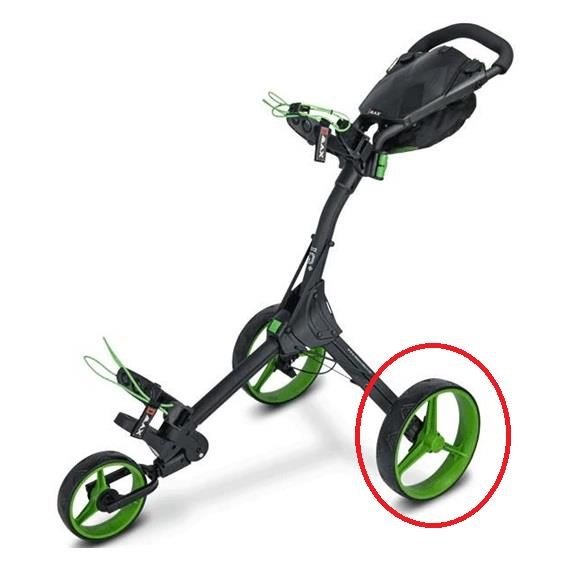 Big Max SPARE PART - Big Max Rear wheel (1PC) accessorio per carrello, verde