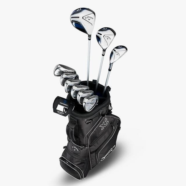 Callaway XT 26 11PC set da golf junior, grafite, +stand bag, nero