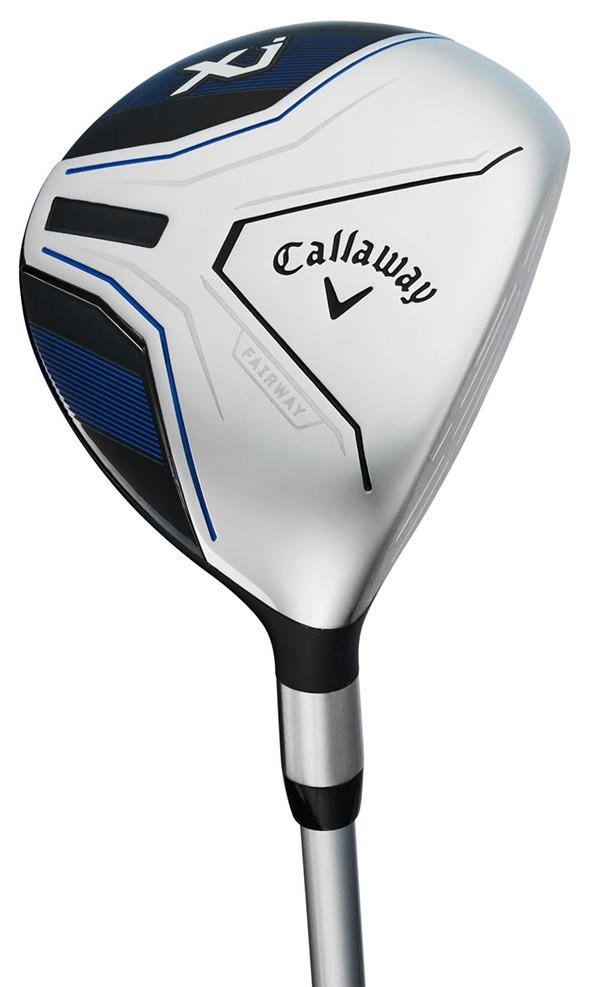 Callaway XJ-1 5PC set da golf junior, grafite, + stand bag, blu/bianco