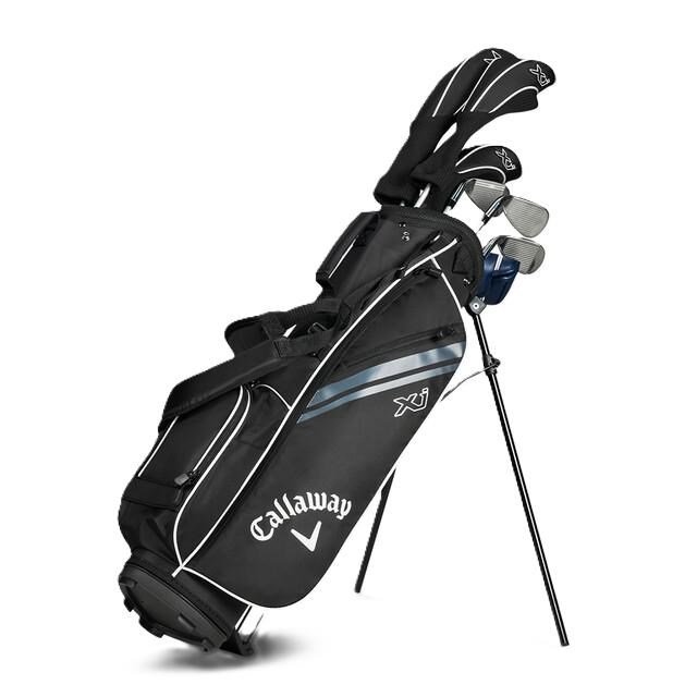 Callaway XJ-3 8PC set da golf junior, grafite, +stand bag, nero