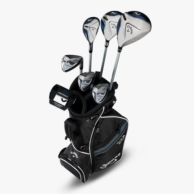 Callaway XJ-3 8PC set da golf junior, grafite, +stand bag, nero