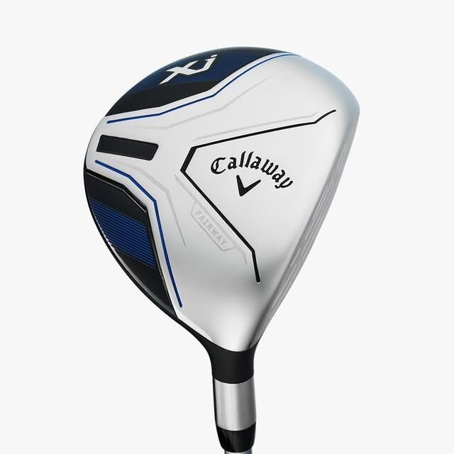 Callaway XJ-3 8PC set golf junior, grafite, +stand bag, blu/bianco