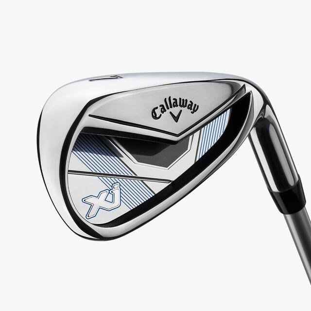 Callaway XJ-3 8PC set golf junior, grafite, +stand bag, blu/bianco